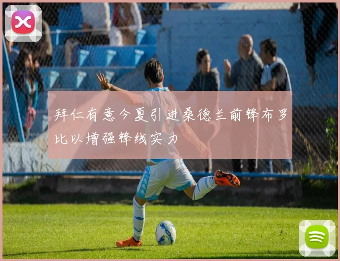 拜仁有意今夏引进桑德兰前锋布罗比以增强锋线实力